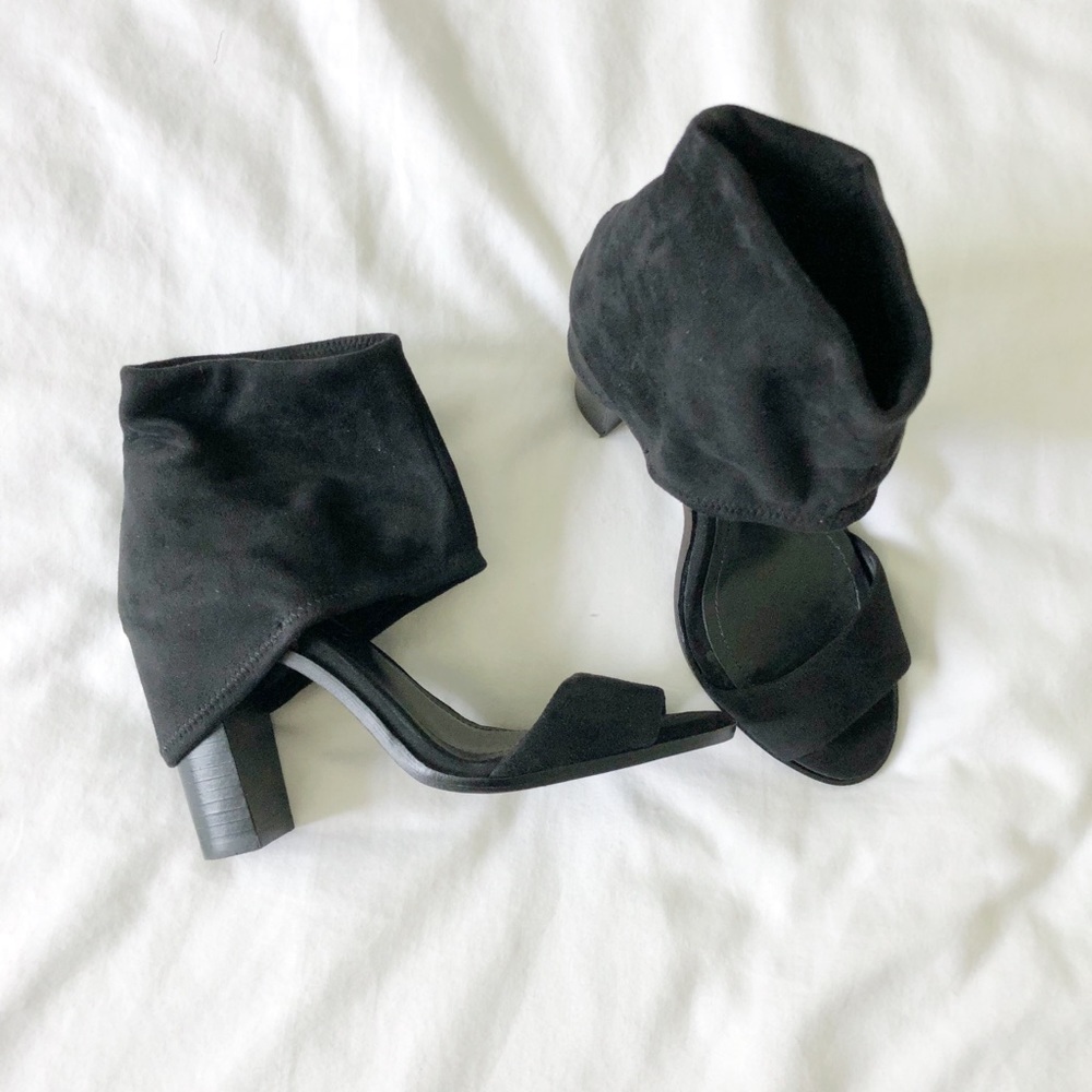 BCBGeneration Black Suede Heels